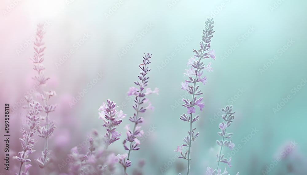 Fototapeta premium Soft watercolor splashes or strokes in muted tones, offering an artistic yet understated look