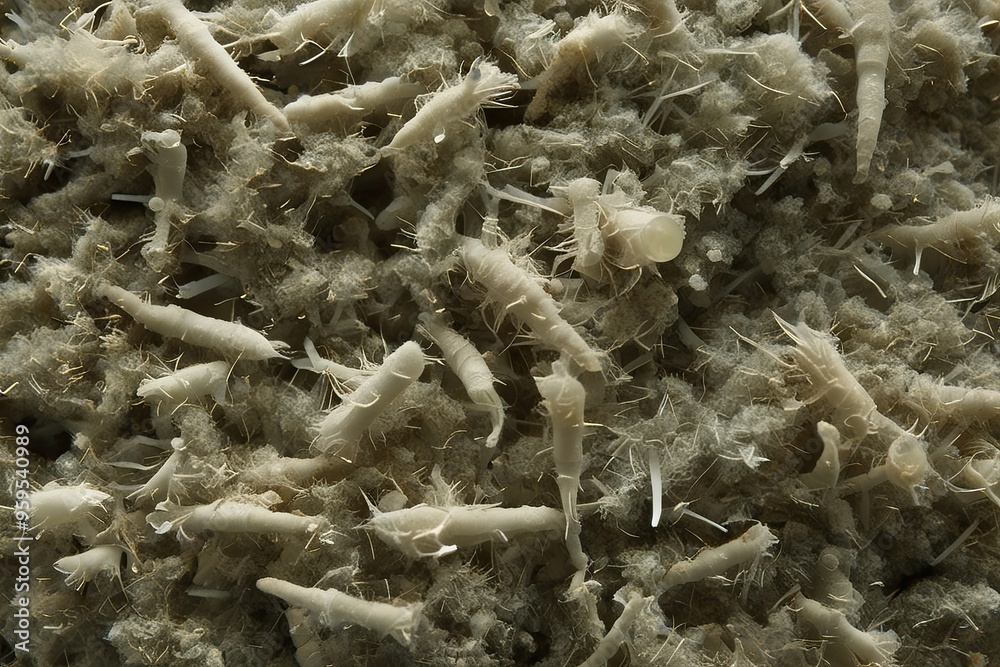 Asbestos Fiber Microscopy Detailed Structure and Composition Analysis for Hazardous Material Research and Environmental Safety Asbestos Fiber Microscopy Detailed Structure and Composition Analysis for Hazardous Material Research and Environmental Safety
