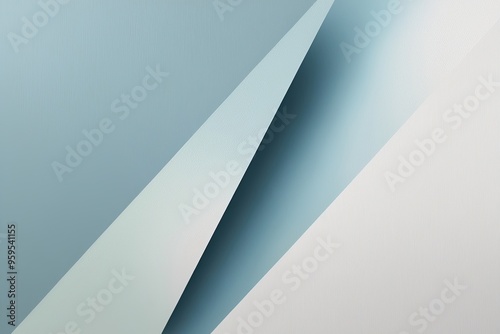 Pale Blue Soft White Canvas Asymmetric Layout Soothing Gradient Design