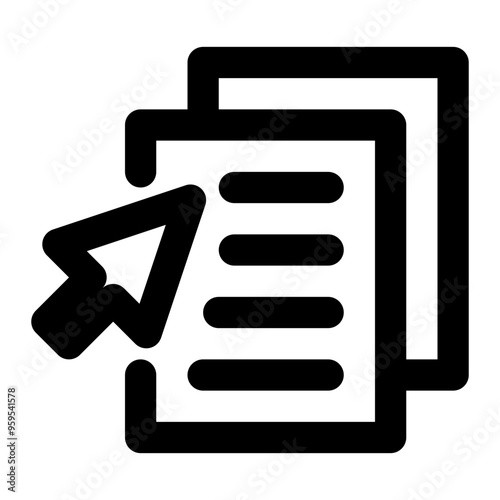 data selection, select, data, click, data warehouse outline icon