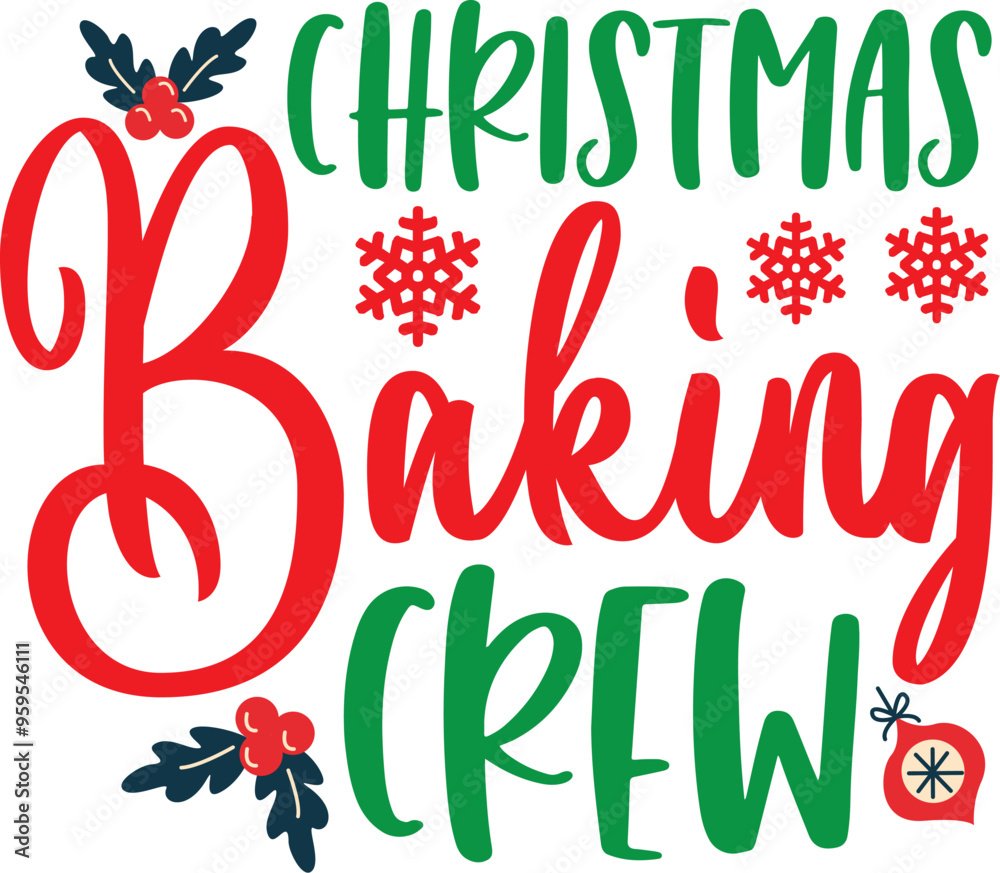 Obraz premium Cute Funny Christmas SVG Designs