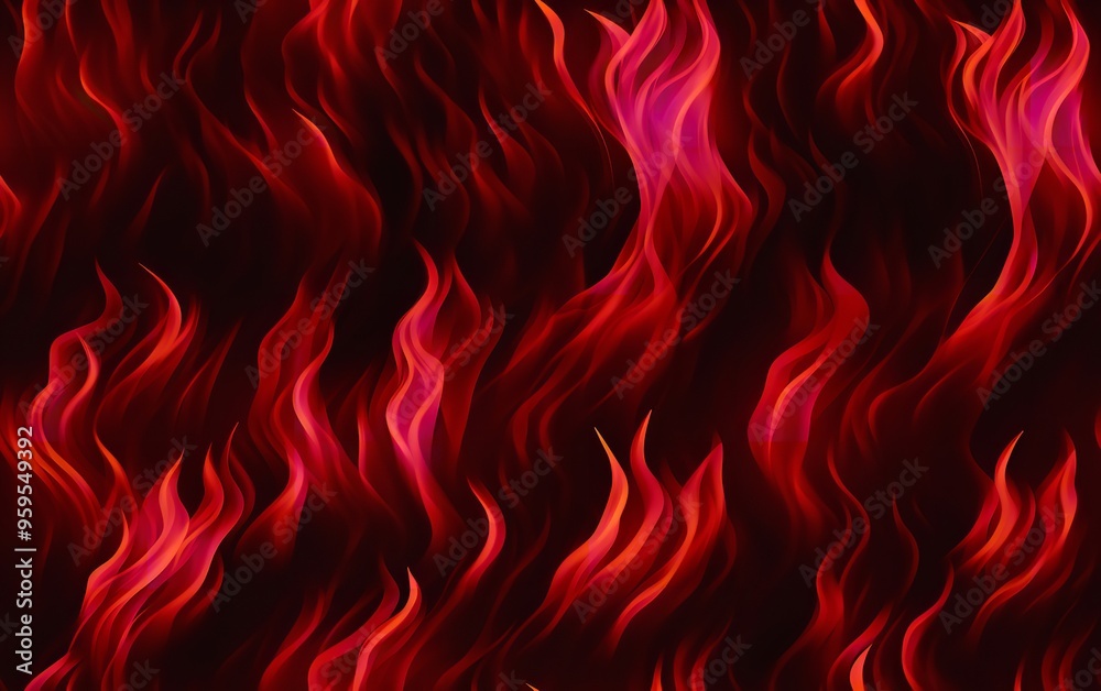 Close-Up Image of Flames Burning Against a Black Background Close-Up Image of Flames Burning Against a Black Background