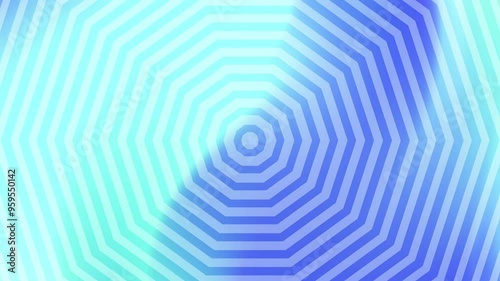 Blue octagons with white stripes create a mesmerizing design suitable for backgrounds, wallpapers, textiles, and geometricthemed projects