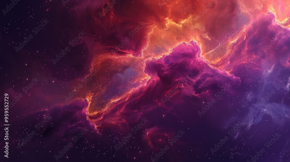Cosmic Nebula: A Symphony of Colors Cosmic Nebula: A Symphony of Colors