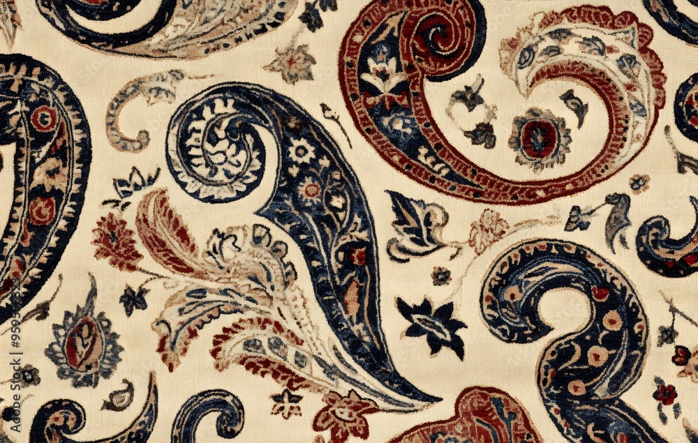33. **Full-size seamless paisley rug pattern with a modern twist on traditional designs** 33. **Full-size seamless paisley rug pattern with a modern twist on traditional designs**