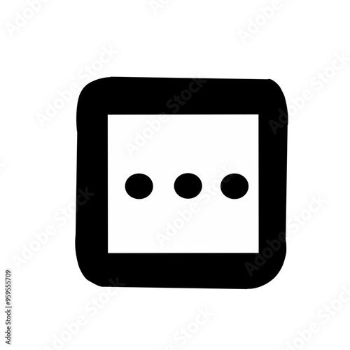Black Electrical outlet icon