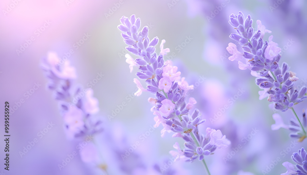 Obraz premium A single pastel color, such as mint green or lavender, providing a soothing and simple backdrop