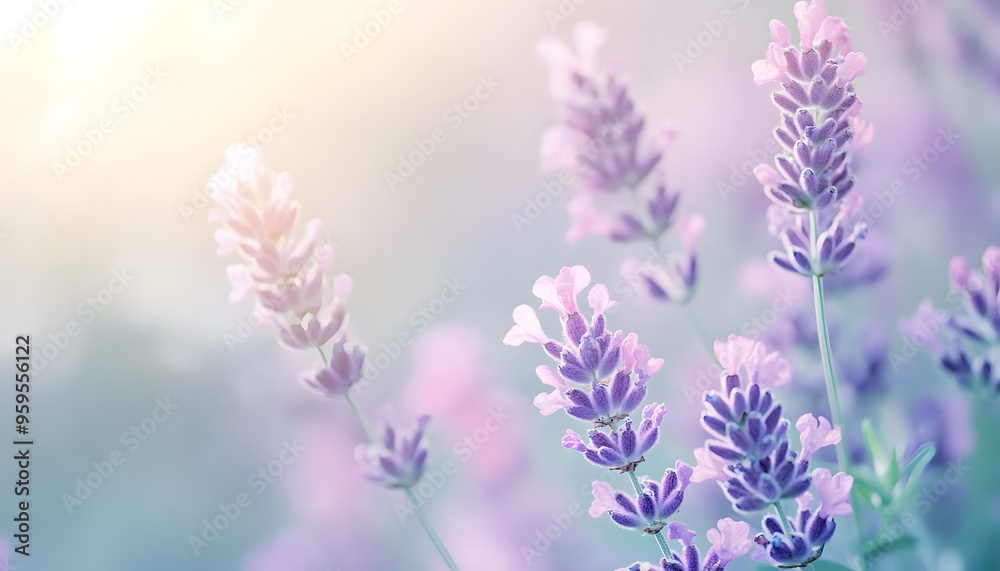 Fototapeta premium A single pastel color, such as mint green or lavender, providing a soothing and simple backdrop