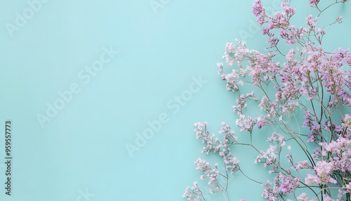 A single pastel color, such as mint green or lavender, providing a soothing and simple backdrop