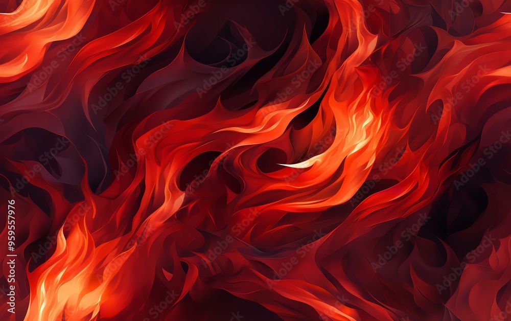 Close-Up Image of Flames Burning Against a Black Background Close-Up Image of Flames Burning Against a Black Background