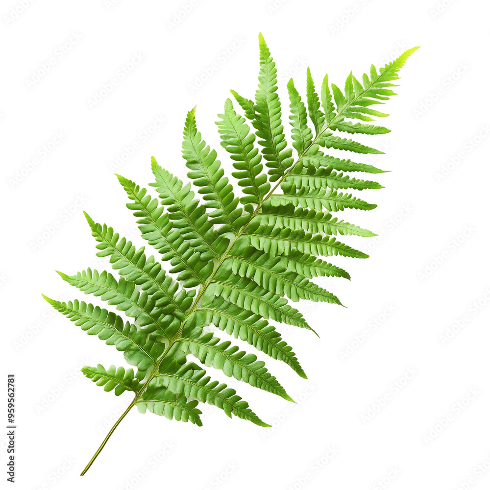 Boston Fern isolated on white background. Boston Fern isolated on white background.