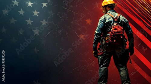 A construction worker stand...