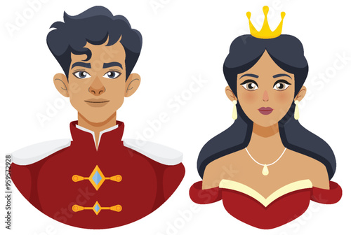 Royal Prince and Princess Portrait