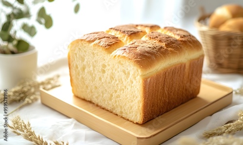 Simple plain bread, Generative AI 