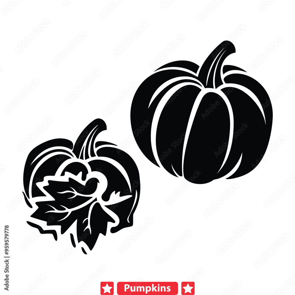 Gourd Gathering Galore Abundant Pumpkin Silhouettes for Harvest Festivities Gourd Gathering Galore Abundant Pumpkin Silhouettes for Harvest Festivities
