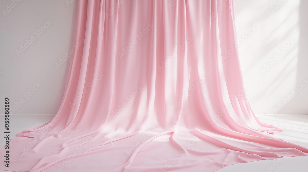 luxury pink matte backdrop fabric for photo studio decoration, Ai generated images luxury pink matte backdrop fabric for photo studio decoration, Ai generated images
