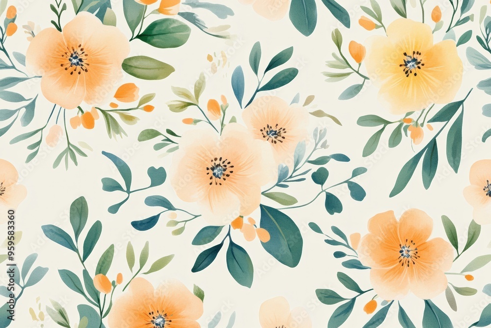 seamless floral background seamless floral background