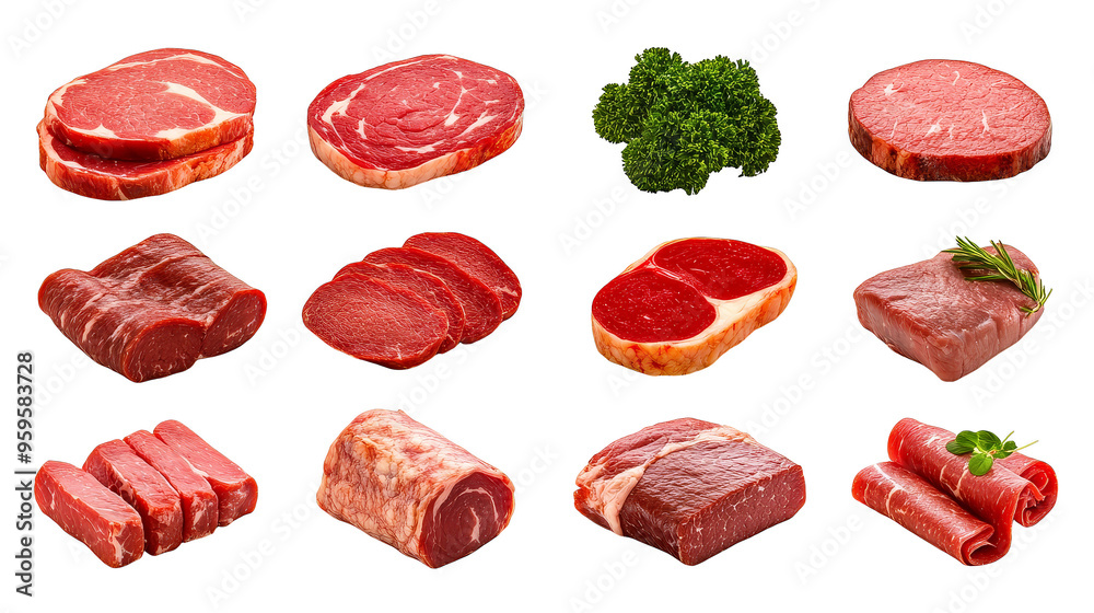 Raw Beef Steaks Filet Mignon Ribeye Sirloin Top Blade Prime Meat Butcher Food Photography Raw Beef Steaks Filet Mignon Ribeye Sirloin Top Blade Prime Meat Butcher Food Photography