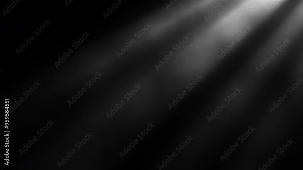 God Rays With Magic Particles White Color God Rays With Magic Particles White Color