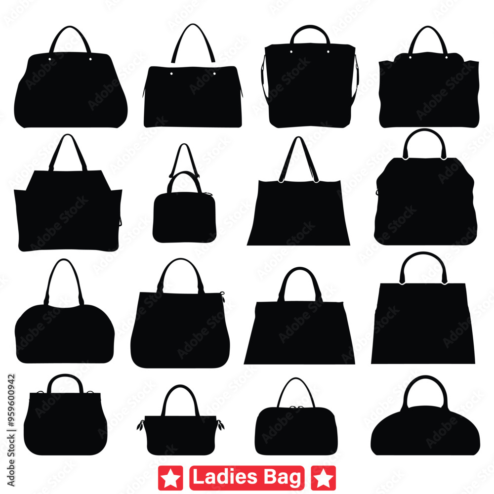 Charmingly Chic Unleash Your Inner Fashionista with Our Women s Bag Silhouettes Charmingly Chic Unleash Your Inner Fashionista with Our Women s Bag Silhouettes