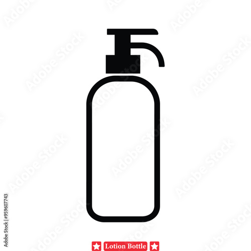 Premium Lotion Bottle Vector Silhouettes  Crafted for Brand Identity