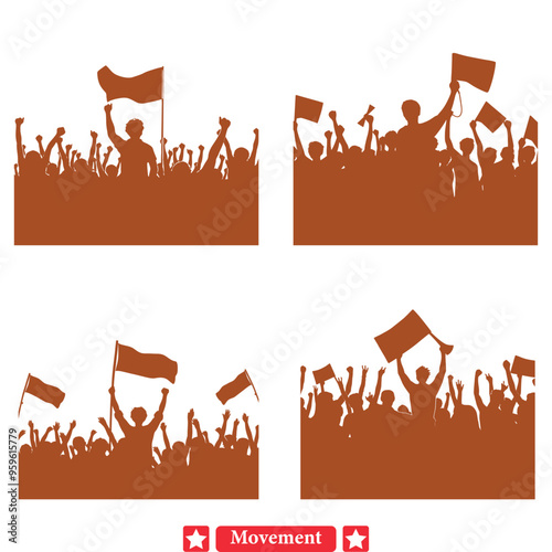 Together We Rise  Striking Political Movement Symbols Amplifying Voices for Change photo