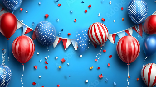 Colorful balloons and decor...
