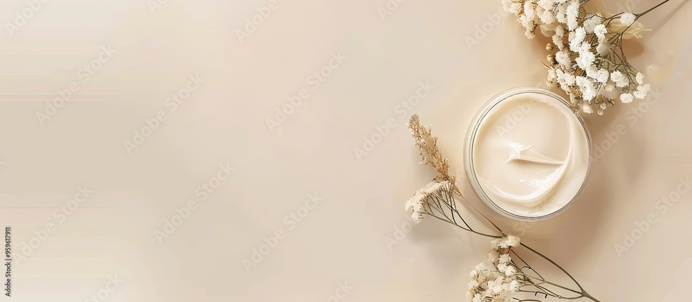 Gel cream texture in a jar Hydrating organic beauty cream Plant based natural skincare and spa idea. Copy space image. Place for adding text and design Gel cream texture in a jar Hydrating organic beauty cream Plant based natural skincare and spa idea. Copy space image. Place for adding text and design