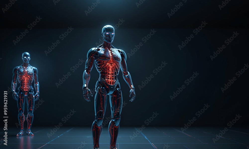Human Cloning and Full-Body Robotics: A Glimpse into Advanced Technology, copy space