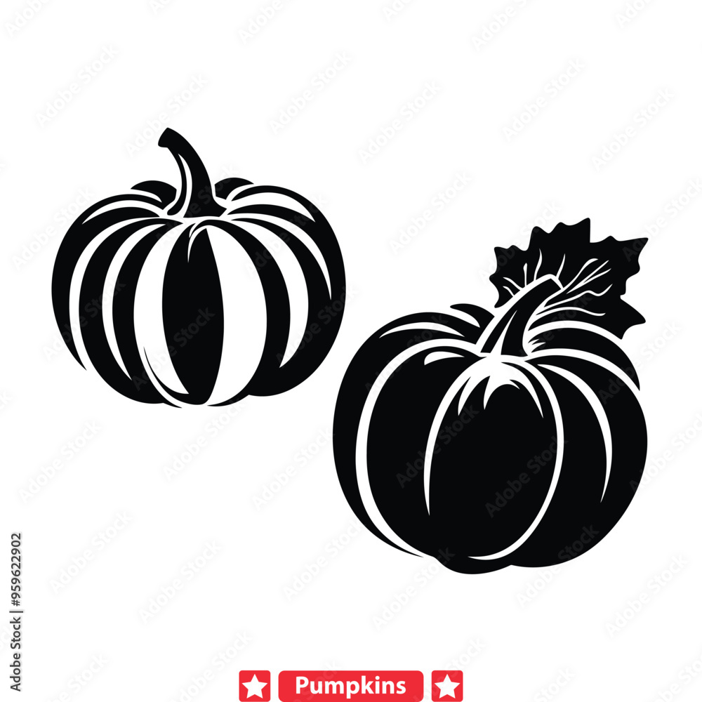 Enchanted Evening Elegance Graceful Pumpkin Silhouettes for Twilight Scenes Enchanted Evening Elegance Graceful Pumpkin Silhouettes for Twilight Scenes