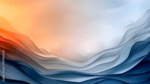 Abstract background with low poly design