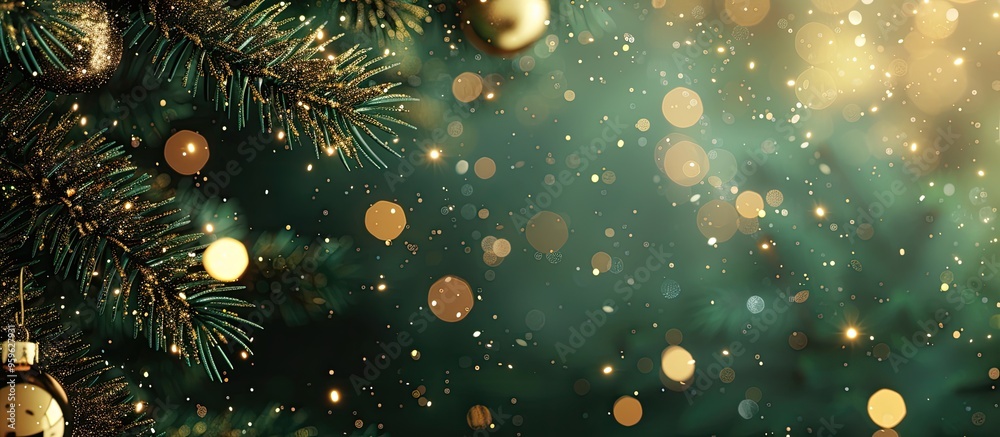 Christmas background border featuring sparkle. Copy space image. Place for adding text and design Christmas background border featuring sparkle. Copy space image. Place for adding text and design