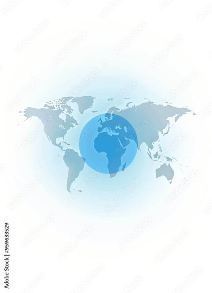 a vector design of simple world map in less opacity with blue circles of diabetes awareness symbol a vector design of simple world map in less opacity with blue circles of diabetes awareness symbol