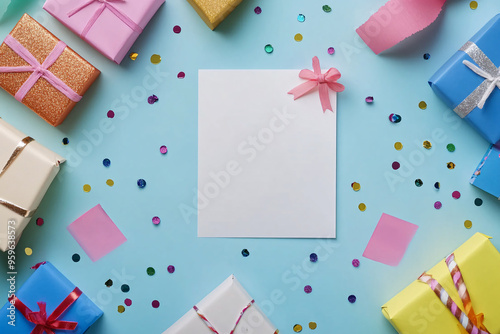 birthday party balloons, colourful balloons background and birthday cake with candles	