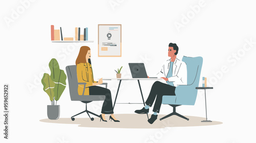 
people are talking on a podcast, sitting at a table, asking each other questions, each talking into a microphone white background