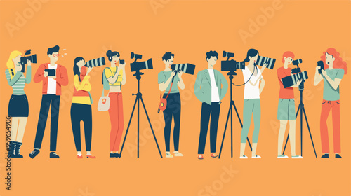 
people are talking on a podcast, sitting at a table, asking each other questions, each talking into a microphone white background