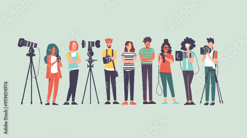 
people are talking on a podcast, sitting at a table, asking each other questions, each talking into a microphone white background