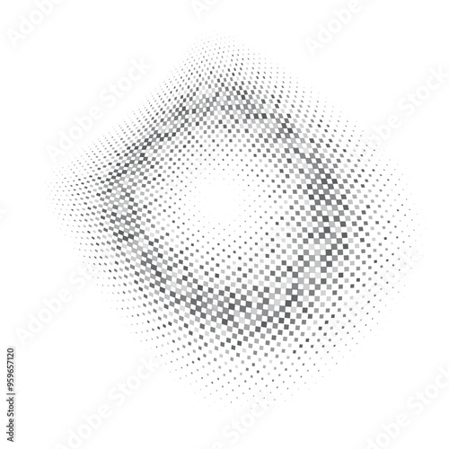 Halftone faded gradient texture. Grunge halftone grit background.