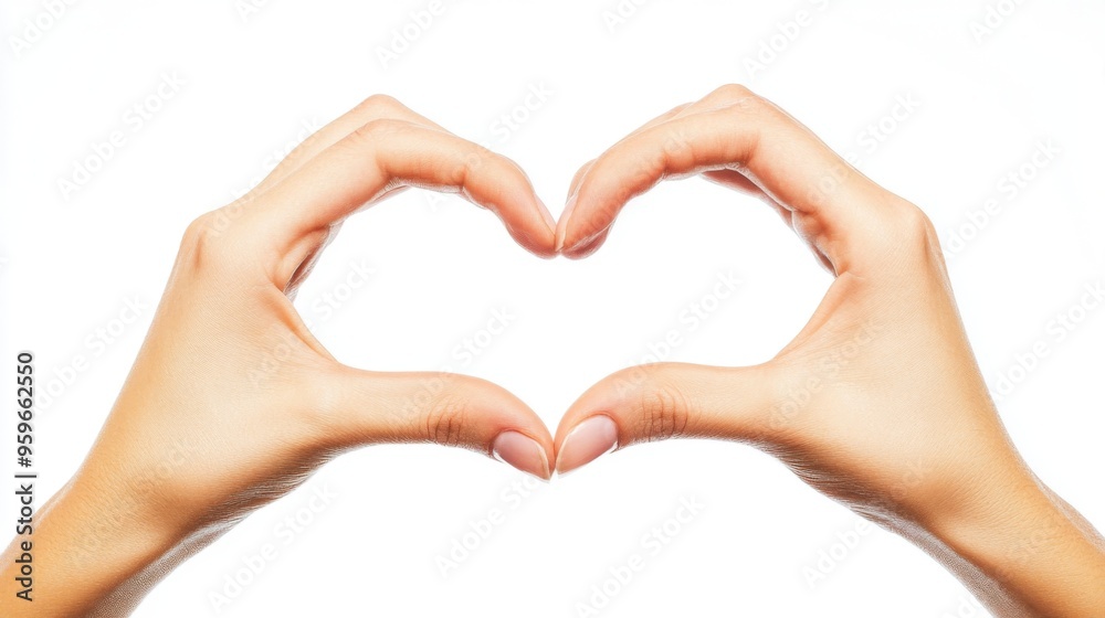 Hands Skillfully Forming a Beautiful Heart Symbol to Represent Love and Deep Compassion Hands Skillfully Forming a Beautiful Heart Symbol to Represent Love and Deep Compassion