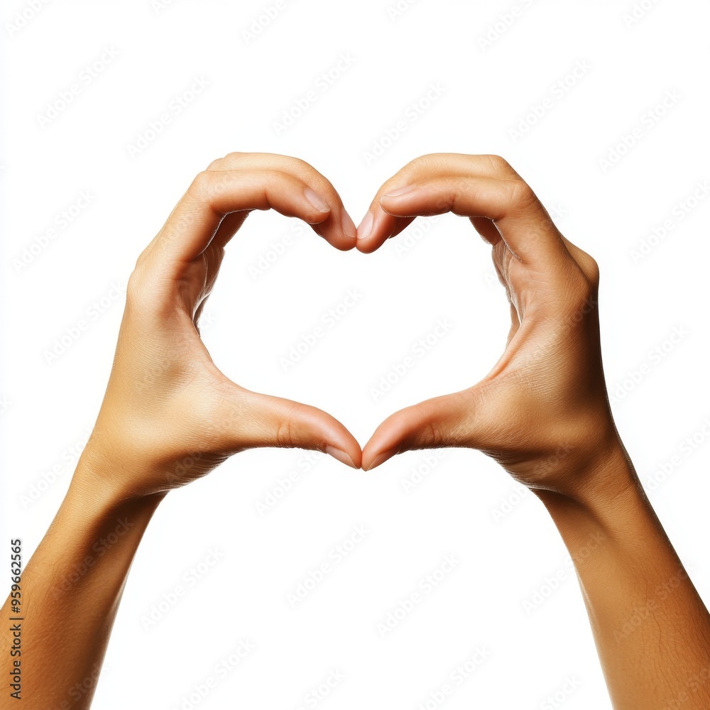 Hands Skillfully Forming a Beautiful Heart Symbol to Represent Love and Deep Compassion Hands Skillfully Forming a Beautiful Heart Symbol to Represent Love and Deep Compassion
