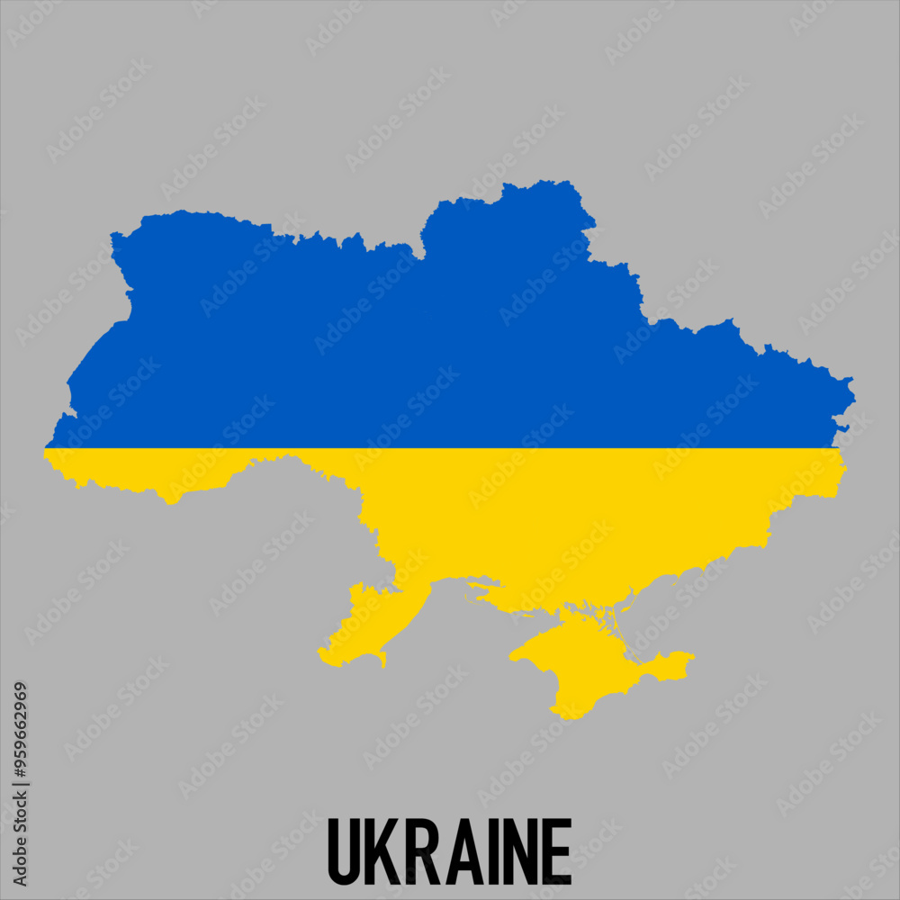 map of Ukraine with flag, vector illustration map of Ukraine with flag, vector illustration