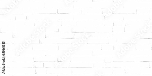 Obraz na płótnie Vector black and white grunge brick wall Transparent background w salonie