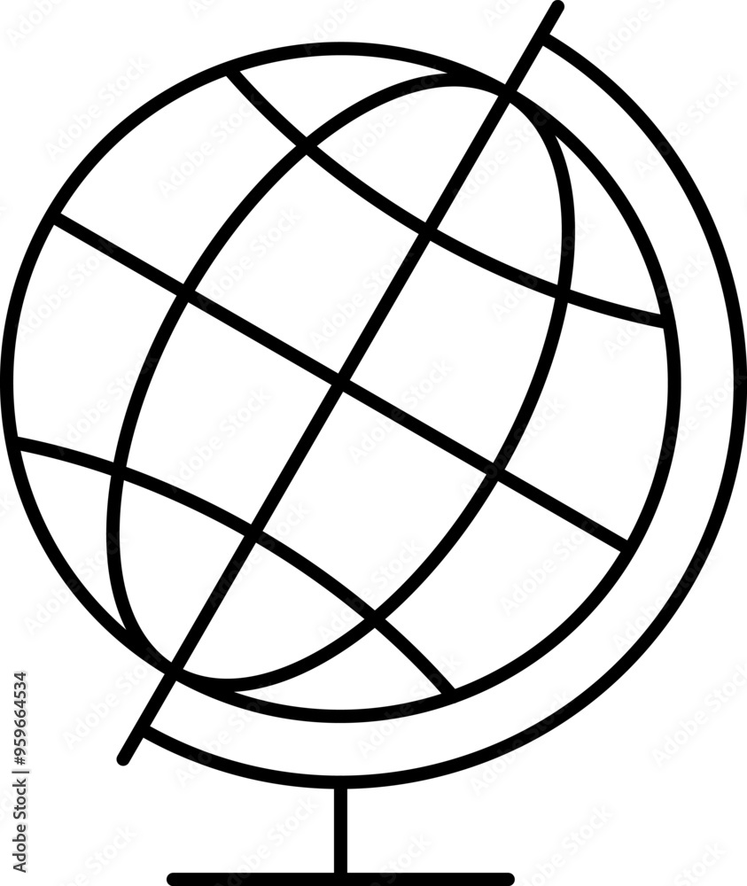 World globe line icon. Vector Earth global country map sign. Travel internet globe vector collection. World globe line icon. Vector Earth global country map sign. Travel internet globe vector collection.