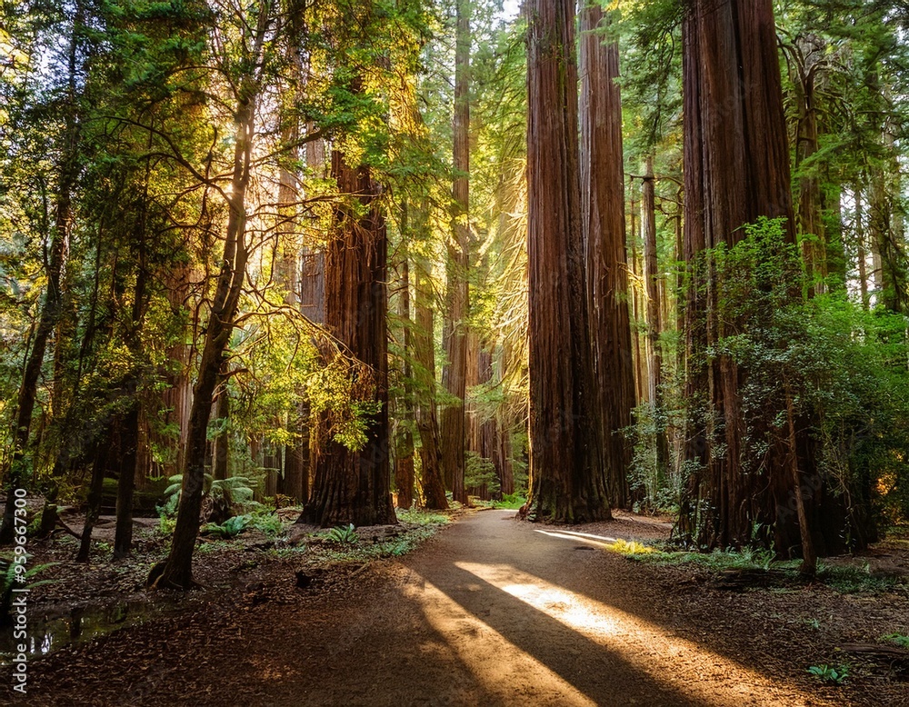 Obraz premium path in the forest
