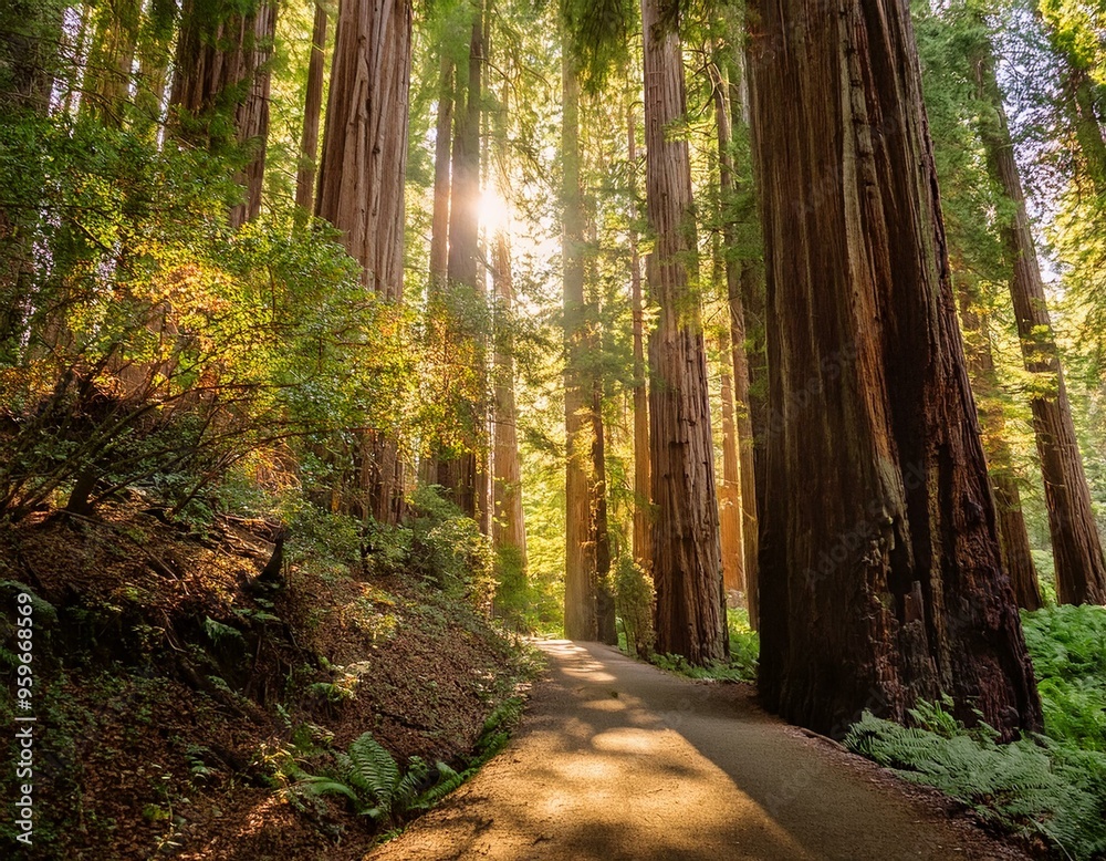 Fototapeta premium path in the woods