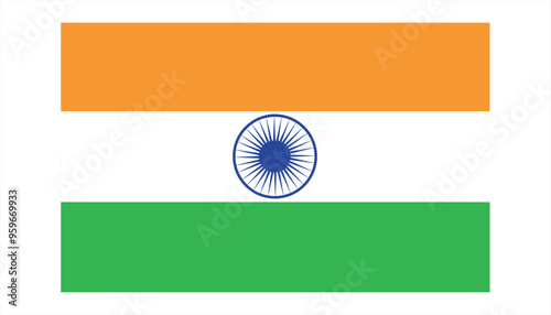 India flag vector illustration 
