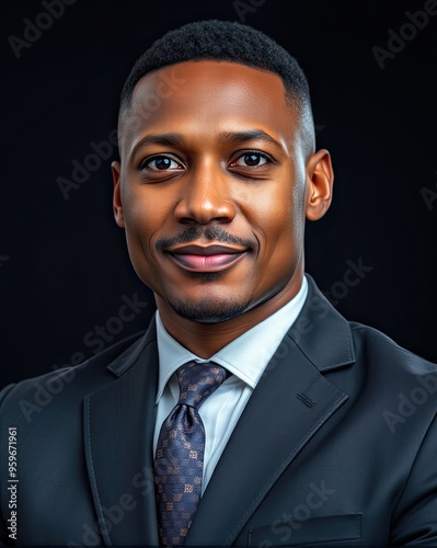 Black american company supervisor