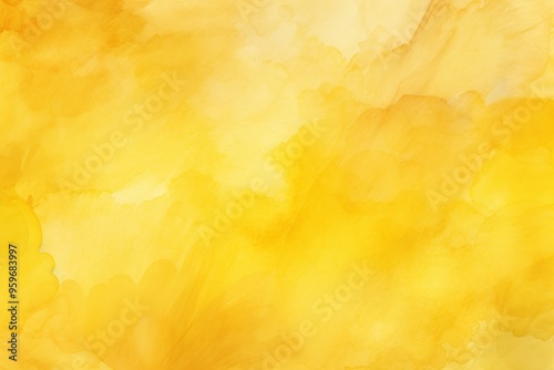 Yellow watercolor background texture soft abstract illustration blank empty with copy space for product design or text copyspace mock-up template