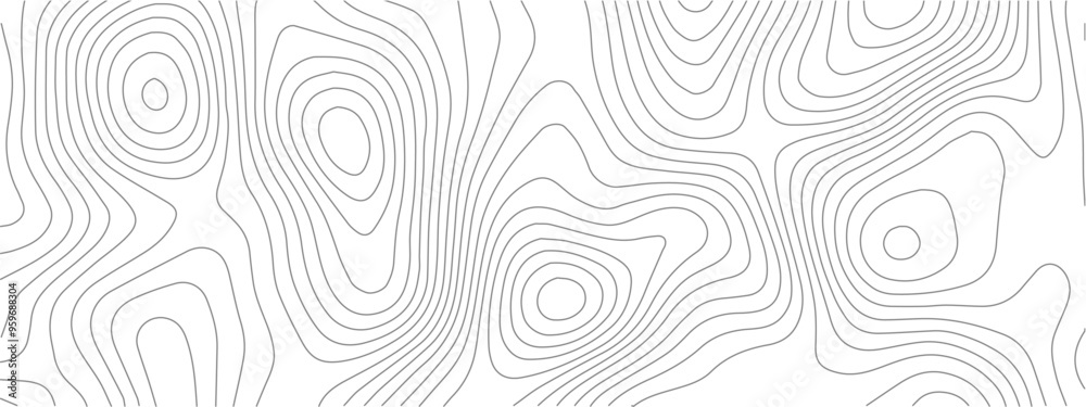 Transparent PNG Topographic line map. Modern design with White background with topographic wavy pattern design.map, pattern, texture, line, background, adventure, mountain, sport, travel, vector,	