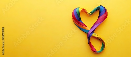 spiral rainbow ribbon shape...